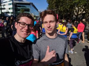 The Bristol 10K with fellow Immerser Oliver Ridsdale