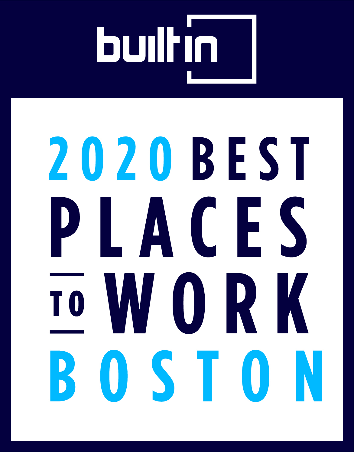Built in Boston Best Places to Work (Overall 2020)