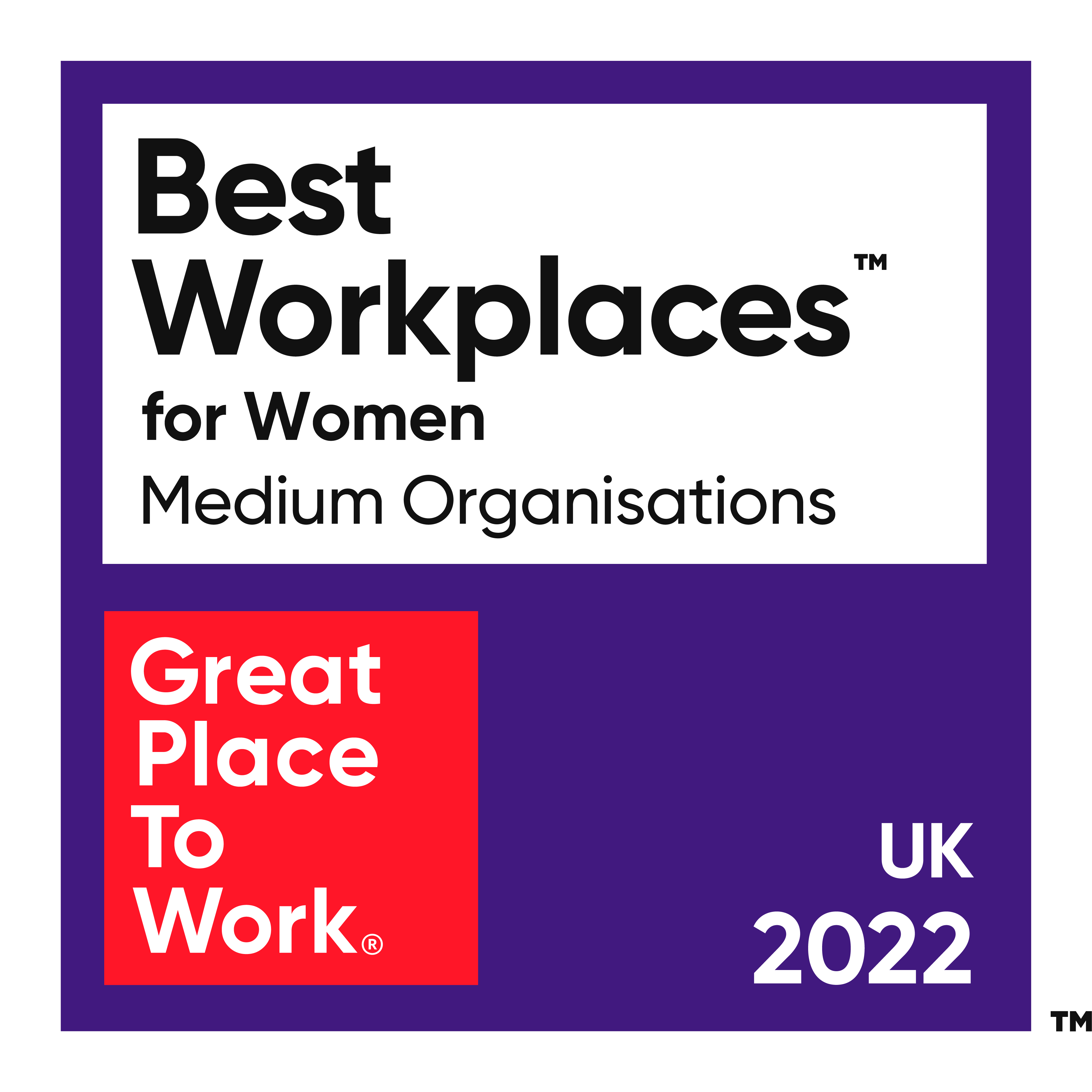 Best Workplaces For Women Medium Organisations in the UK